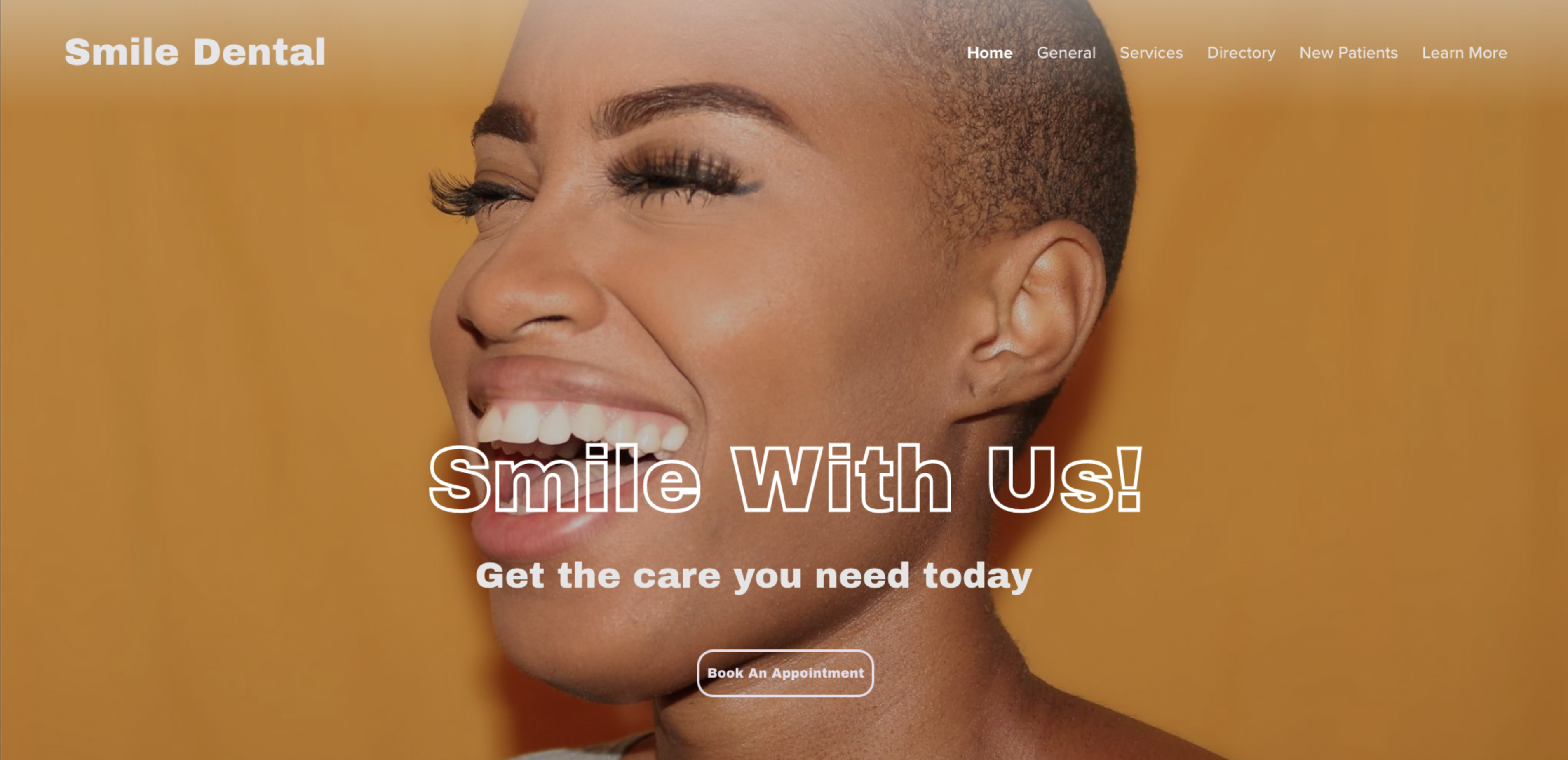 An image of the Dentist Landing Page project.
